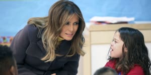 'You always need to be kind':Melania Trump's advice to kids on national tour