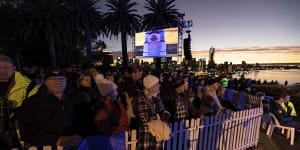 Anzac Day:West Aussies commemorate at Kings Park dawn service