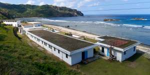 The former US Coast Guard station at the southern end of Batan.