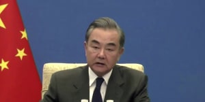 China’s Foreign Minister Wang Yi said UN Human Rights chief Michele Bachelet was welcome in Xinjiang any time. 