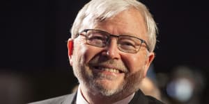 Americans are Kevin Rudd’s target audience for his new book The Avoidable War.