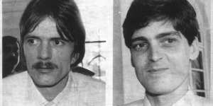 Kevin Barlow and Brian Chambers were hanged on July 7,1986. 