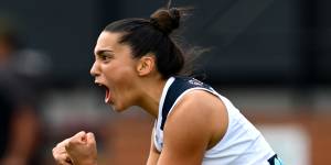 Blues get a fright before holding off gallant Pies;Dreamtime draw complicates AFLW finals equations