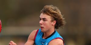 Ryley Sanders won the Larke Medal at this year’s under-18s championships.
