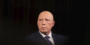 Defence Minister Peter Dutton.