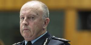 Australian Federal Police Deputy Commissioner Neil Gaughan during Friday’s hearing.
