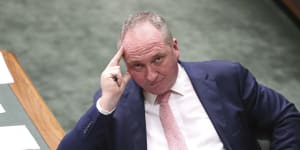 Deputy Prime Minister Barnaby Joyce says he could not sign up to a bigger emissions reduction target without knowing who would pay the price.