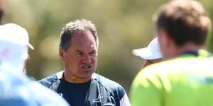 Coach Dave Rennie is under pressure to get the Wallabies firing. 