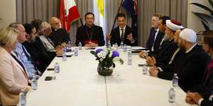 NSW Premier Chris Minns led the meeting with religious leaders.