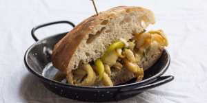 Seafood in a sandwich is a winner according to MoVida's Frank Camorra.