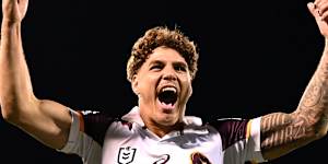 Happy camper:Reece Walsh.