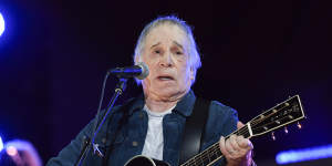 Paul Simon performs at Global Citizen Live in New York in 2021.
