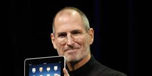 A certain style:Apple CEO Steve Jobs in 2010.