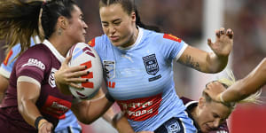 Sky Blues win Origin II in frantic finish but Maroons lift the trophy