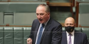 Deputy Prime Minister Barnaby Joyce’s Nationals partyroom is divided over a net zero emissions target by 2050.