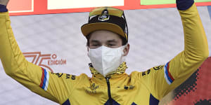 Roglic wins eighth stage of Vuelta,closes gap to Carapaz