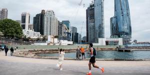The Barangaroo Reserve headland park,along with White Bay,are Sydney’s next huge urban renewal project.