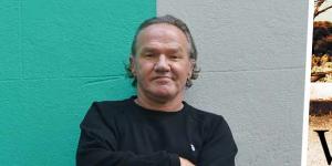 Author Tony Birch and his novel The White Girl.