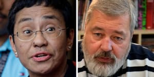 Nobel Peace Prize awarded to two courageous free speech campaigners