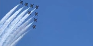 Top Gun goes Taegeuk:Republic of Korea Air Force jets soar over Sydney