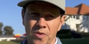 Mark Wahlberg asks people to ‘save Moore Park Golf Club’.