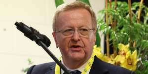 John Coates is stepping down as AOC president but remaining as honorary life president.