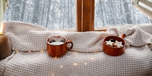 Flickering candles and steaming hot drinks can also by hygge.