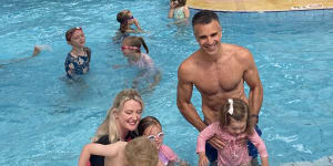 Peter Malinauskas pool photo attracted national attention.