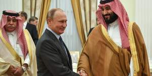 Russian President Vladimir Putin and Saudi Arabia's Crown Prince Mohammed bin Salman are locked in an oil stoush.