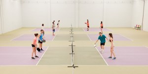 Pickleball courts in Spain.