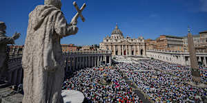 Thousands of faithful attended the canonisation of Carlo Acutis on Sunday.