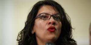 Rashida Tlaib said she grieved the loss of “Palestinian and Israeli lives”,while calling for “ending the occupation,and dismantling the apartheid system”.