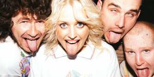 Popping off:Melbourne pub-rockers Amyl and the Sniffers have taken the world by storm.