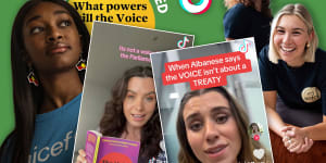 Think all young people are for the Voice? Check TikTok:you’d be surprised