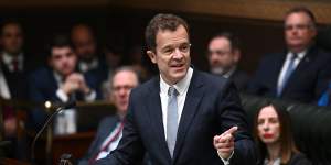 Leader of the NSW Opposition Mark Speakman in parliament.