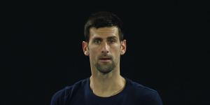 Novak Djokovic,a lightning rod for international opinion. 