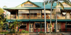 The 120-year-old Eltham Hotel was restored in 2019.