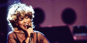 Tina Turner performing in New York in 1999.