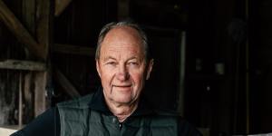 Wine pioneer Andrew Pirie. His search for cool-climate terroir led him to northern Tasmania. 