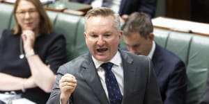 Climate Change and Energy Minister Chris Bowen rubbished Coalition claims that a nuclear power plant could be running in Australia within a decade.