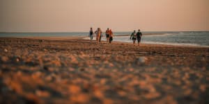 Bare Sand Island is 90 minutes by boat from Darwin’s wharves.