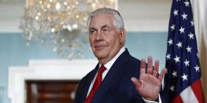 Goodbye to all that:Former US secretary of state Rex Tillerson.