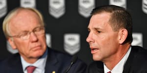 NRL club chairs divided over Coyne fate