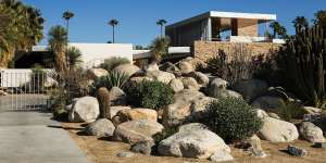 Kaufmann House,one of many iconic Palm Springs properties.