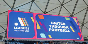 Less than 50,000 people in total turned out for the A-Leagues’ Unite Round in Sydney.