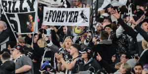 The grand final win has had a positive influence on Collingwood’s finances. 