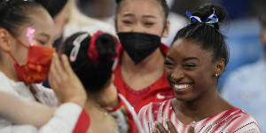 ‘So out of my control’:Simone Biles leaves Tokyo with bronze but no answers