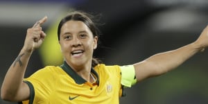 Sam Kerr finished second in voting for last year’s FIFA Best award.