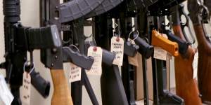 Semi-automatic sporting rifles for sale in the US,a country whose gun debate has influenced New Zealand's.