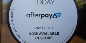 Afterpay shares hit a new record high of $159 at the open. 